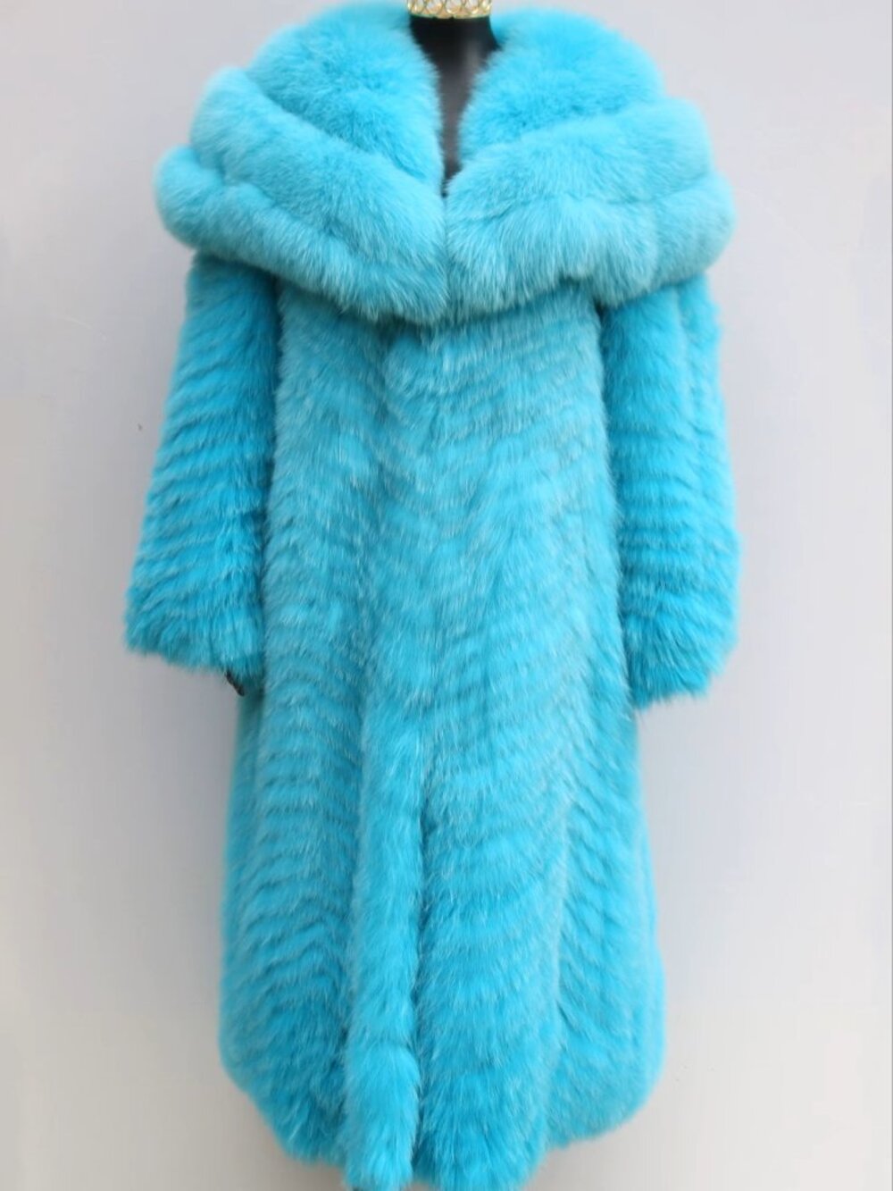 💎Luxury Fox Jacket Coat Real Fur Couture Stylish Genuine Glamour Stroller Vest